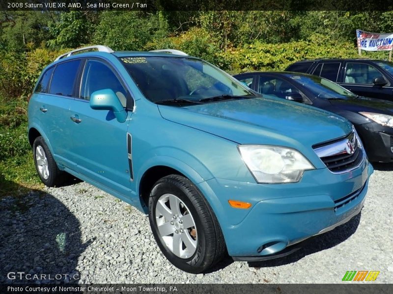 Sea Mist Green / Tan 2008 Saturn VUE XR AWD