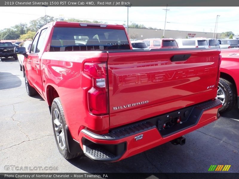 Red Hot / Jet Black 2019 Chevrolet Silverado 1500 RST Crew Cab 4WD