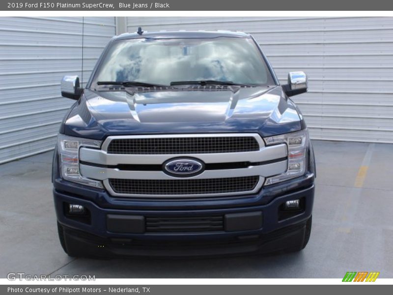 Blue Jeans / Black 2019 Ford F150 Platinum SuperCrew
