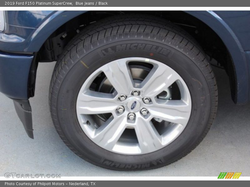 Blue Jeans / Black 2019 Ford F150 Platinum SuperCrew