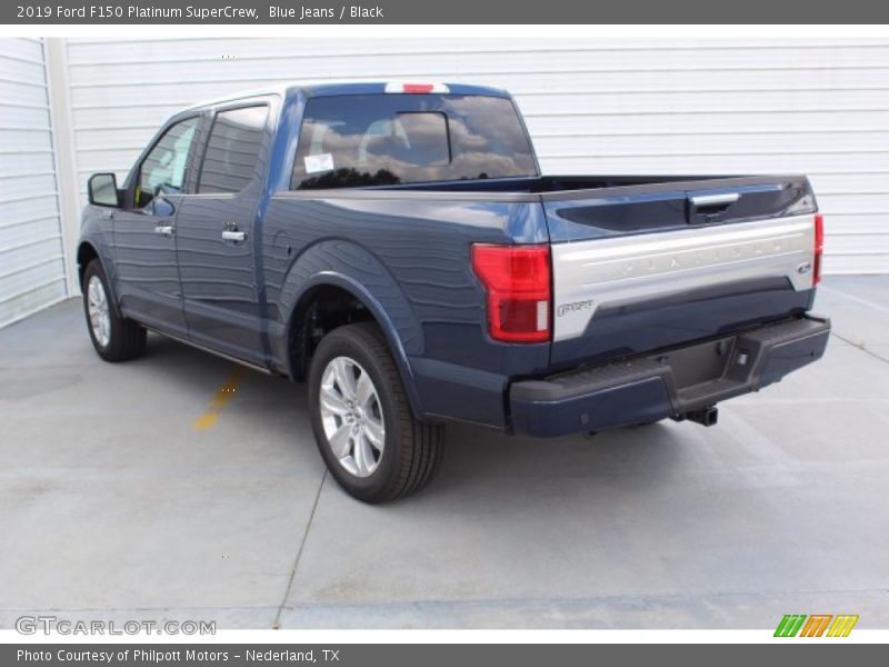 Blue Jeans / Black 2019 Ford F150 Platinum SuperCrew