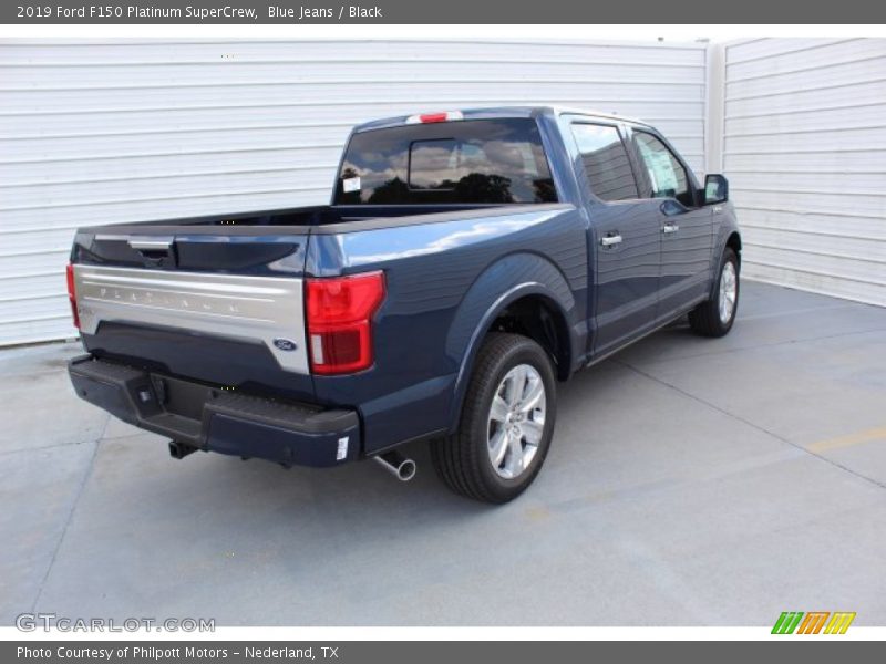 Blue Jeans / Black 2019 Ford F150 Platinum SuperCrew