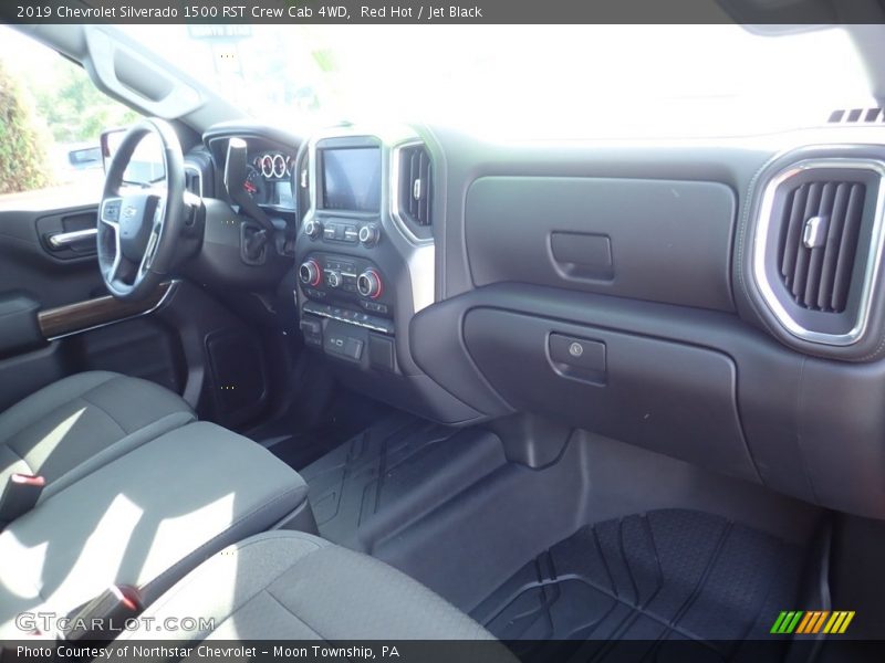 Red Hot / Jet Black 2019 Chevrolet Silverado 1500 RST Crew Cab 4WD