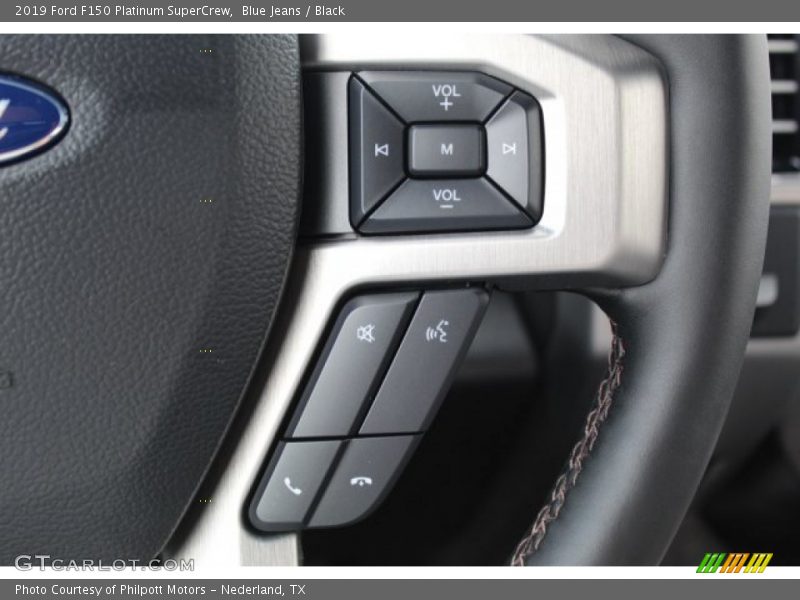Blue Jeans / Black 2019 Ford F150 Platinum SuperCrew