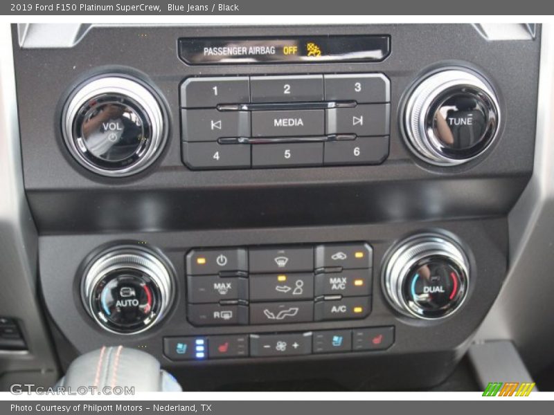 Blue Jeans / Black 2019 Ford F150 Platinum SuperCrew