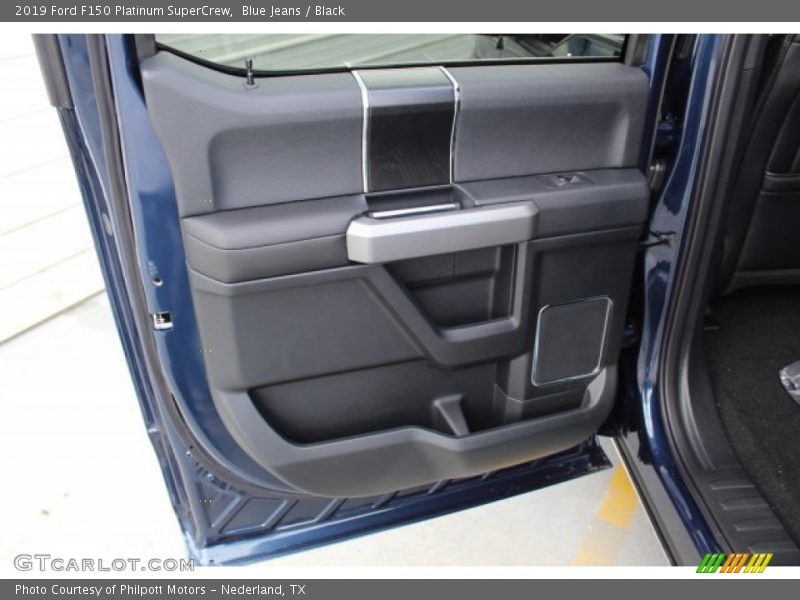 Blue Jeans / Black 2019 Ford F150 Platinum SuperCrew