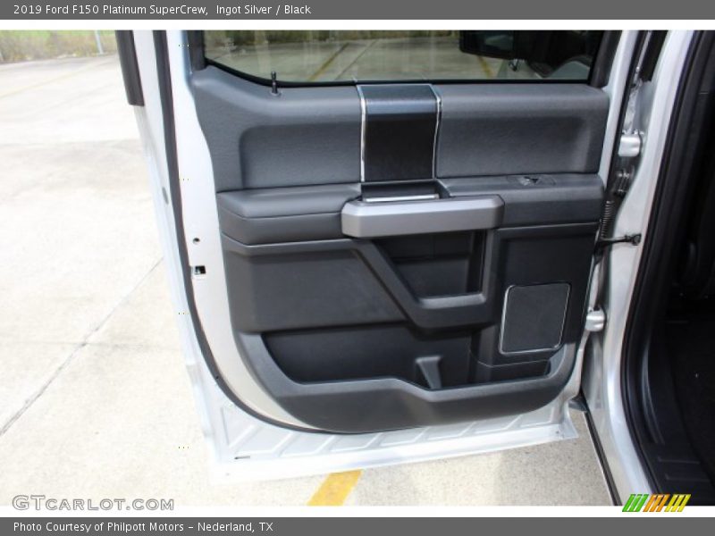 Ingot Silver / Black 2019 Ford F150 Platinum SuperCrew
