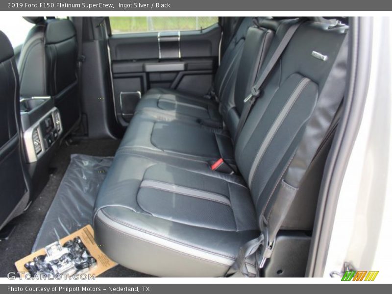 Ingot Silver / Black 2019 Ford F150 Platinum SuperCrew