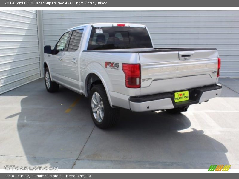 Ingot Silver / Black 2019 Ford F150 Lariat SuperCrew 4x4