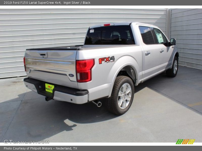 Ingot Silver / Black 2019 Ford F150 Lariat SuperCrew 4x4