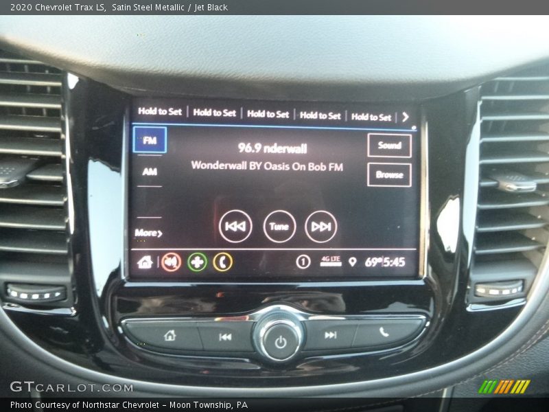 Satin Steel Metallic / Jet Black 2020 Chevrolet Trax LS