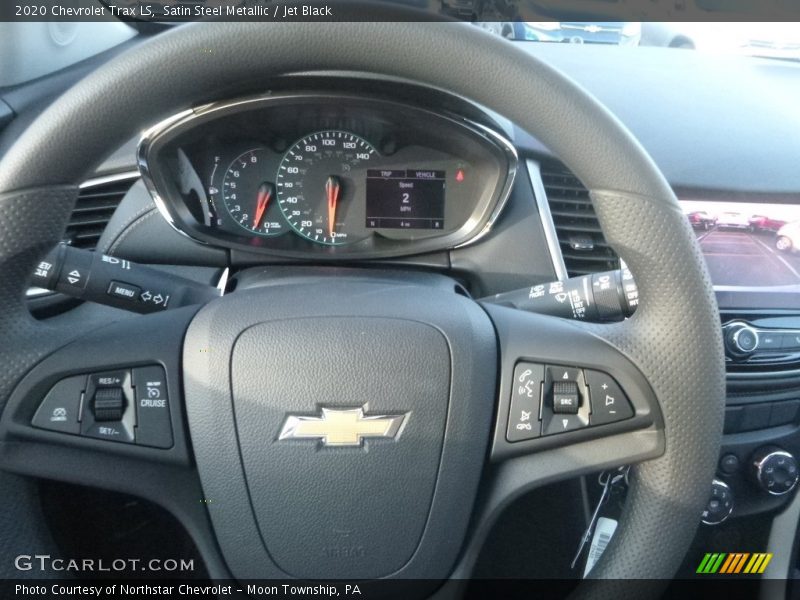 Satin Steel Metallic / Jet Black 2020 Chevrolet Trax LS