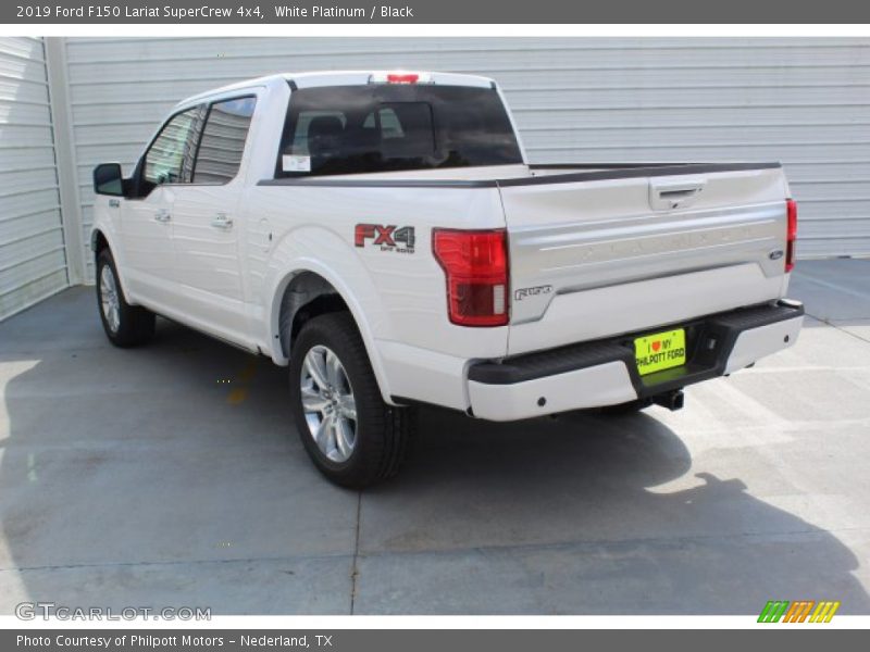 White Platinum / Black 2019 Ford F150 Lariat SuperCrew 4x4