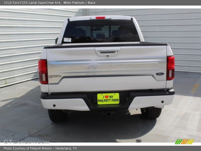 White Platinum / Black 2019 Ford F150 Lariat SuperCrew 4x4