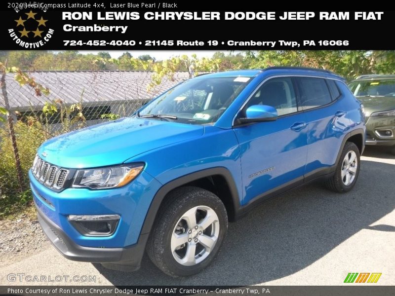 Laser Blue Pearl / Black 2020 Jeep Compass Latitude 4x4