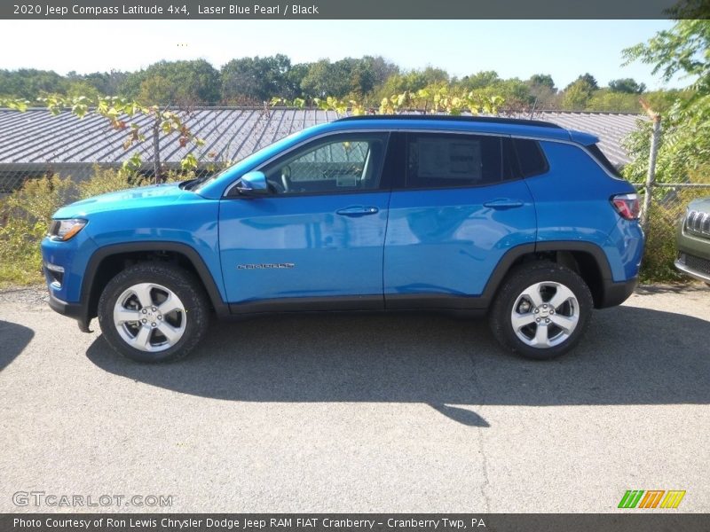 Laser Blue Pearl / Black 2020 Jeep Compass Latitude 4x4