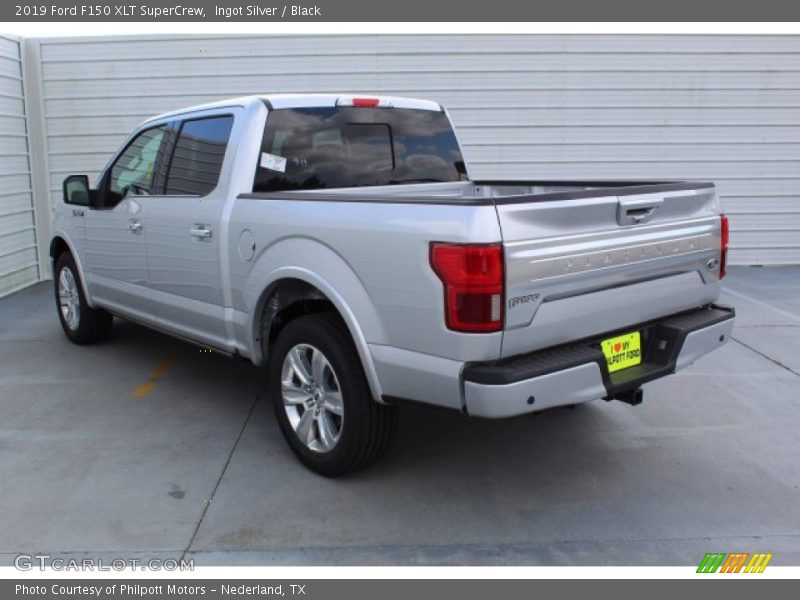 Ingot Silver / Black 2019 Ford F150 XLT SuperCrew