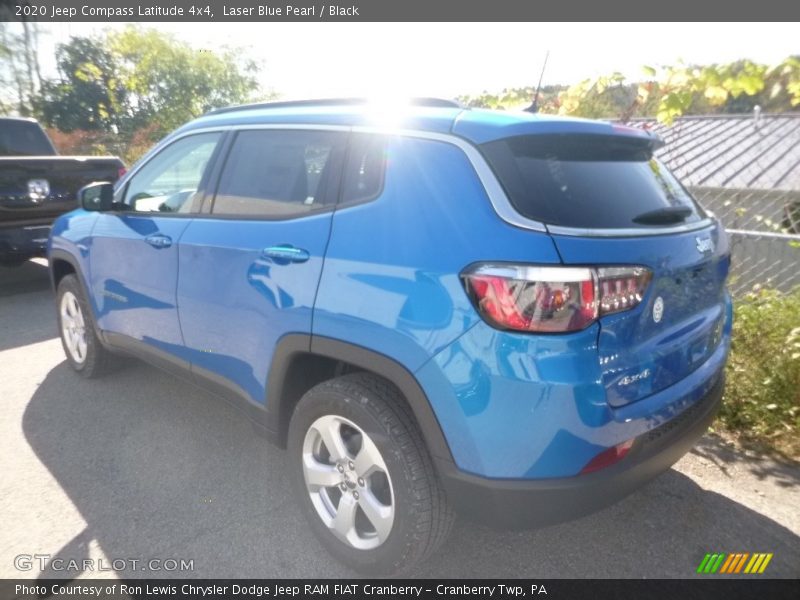 Laser Blue Pearl / Black 2020 Jeep Compass Latitude 4x4