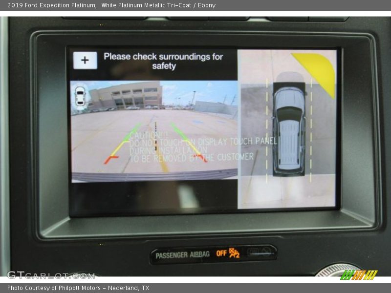 White Platinum Metallic Tri-Coat / Ebony 2019 Ford Expedition Platinum