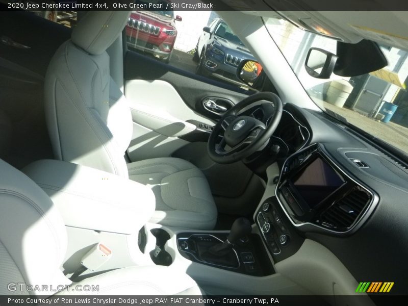 Olive Green Pearl / Ski Gray/Black 2020 Jeep Cherokee Limited 4x4