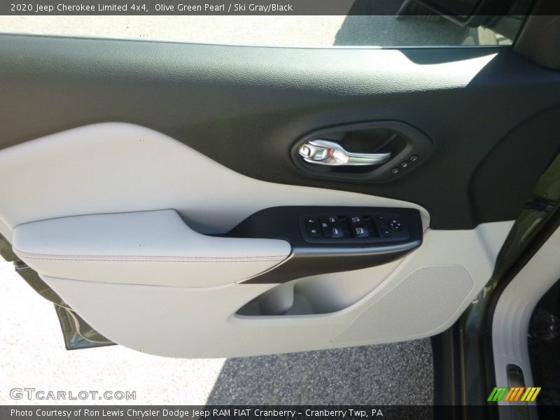 Olive Green Pearl / Ski Gray/Black 2020 Jeep Cherokee Limited 4x4