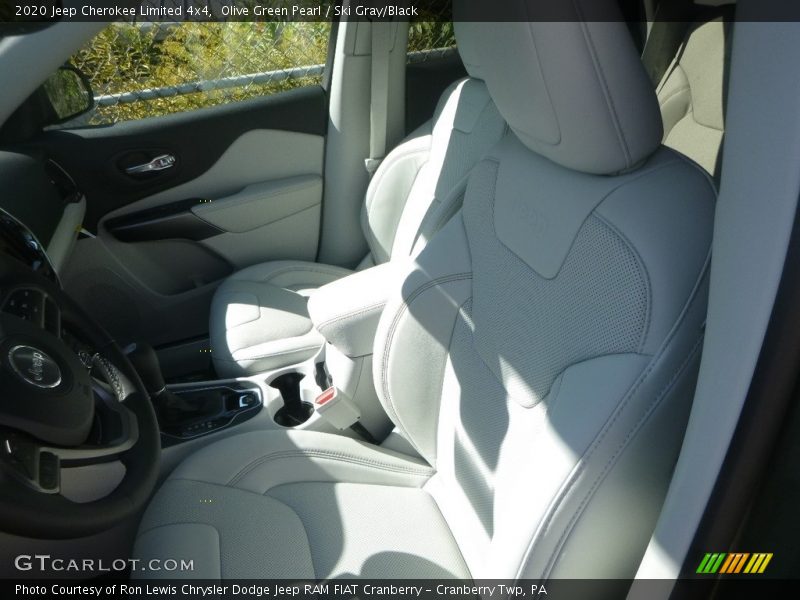 Olive Green Pearl / Ski Gray/Black 2020 Jeep Cherokee Limited 4x4