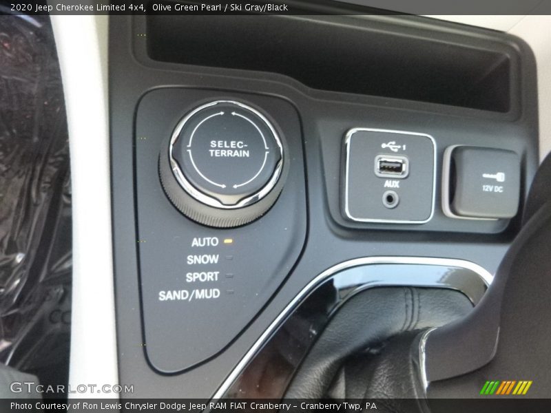 Controls of 2020 Cherokee Limited 4x4