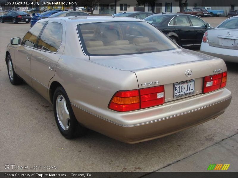 Beige Metallic / Ivory 1998 Lexus LS 400