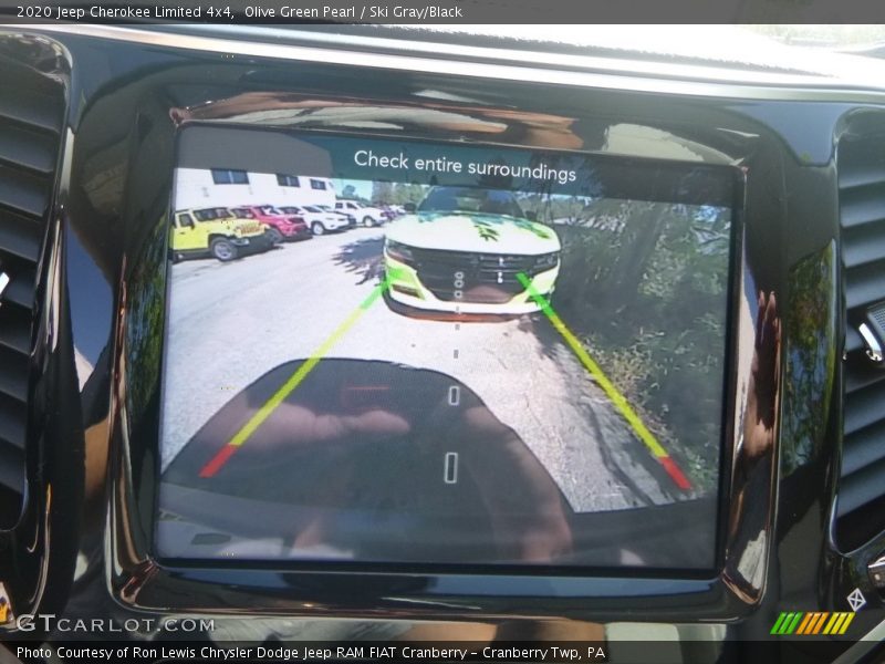 Olive Green Pearl / Ski Gray/Black 2020 Jeep Cherokee Limited 4x4