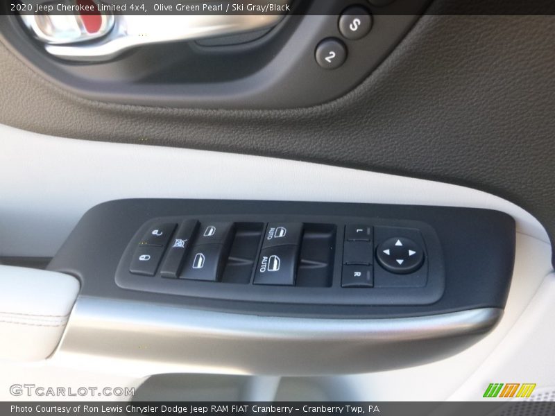 Olive Green Pearl / Ski Gray/Black 2020 Jeep Cherokee Limited 4x4