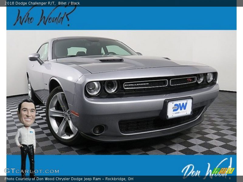 Billet / Black 2018 Dodge Challenger R/T