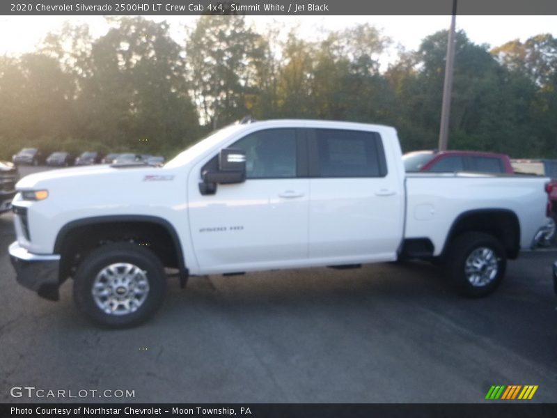 Summit White / Jet Black 2020 Chevrolet Silverado 2500HD LT Crew Cab 4x4