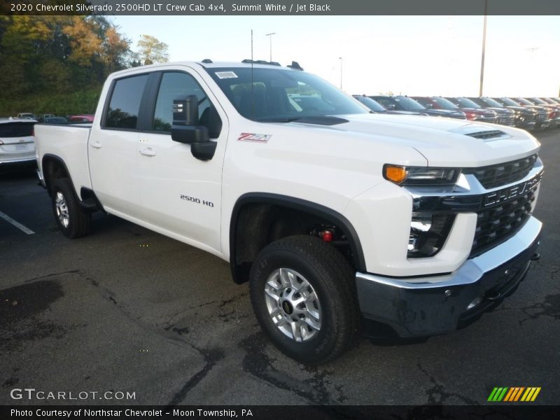 Summit White / Jet Black 2020 Chevrolet Silverado 2500HD LT Crew Cab 4x4