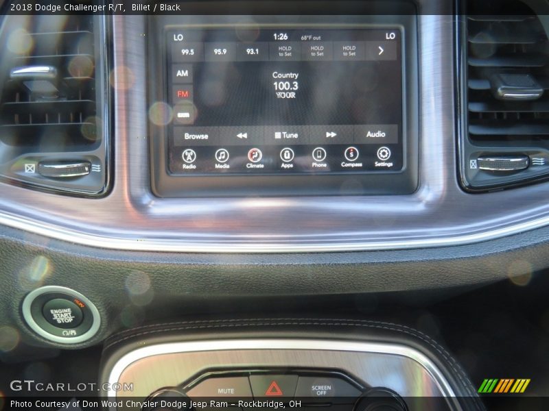 Billet / Black 2018 Dodge Challenger R/T