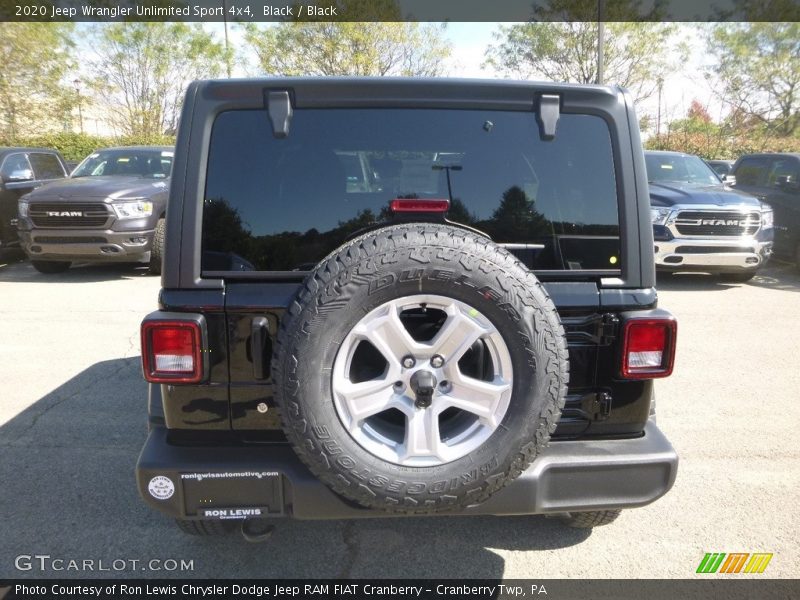 Black / Black 2020 Jeep Wrangler Unlimited Sport 4x4