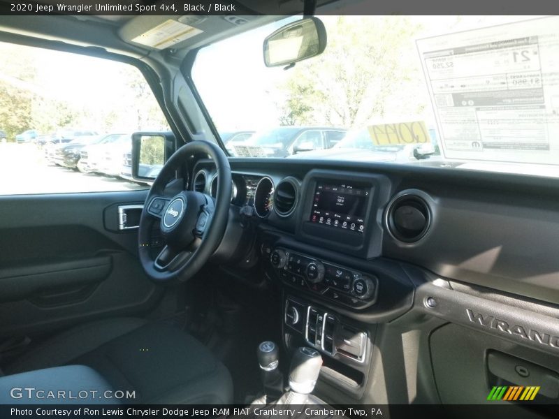 Black / Black 2020 Jeep Wrangler Unlimited Sport 4x4