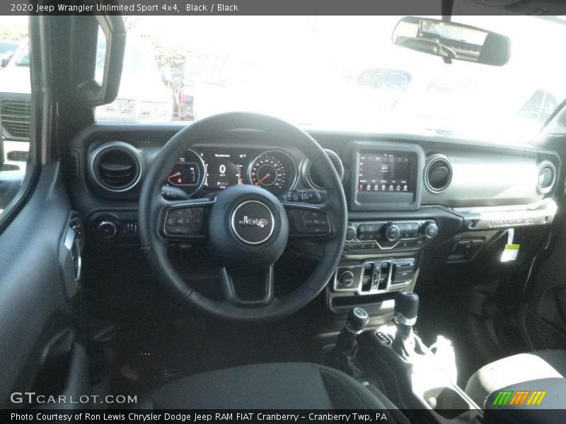 Black / Black 2020 Jeep Wrangler Unlimited Sport 4x4