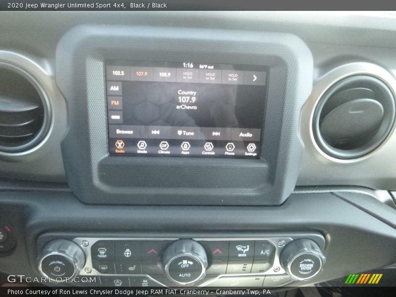 Black / Black 2020 Jeep Wrangler Unlimited Sport 4x4