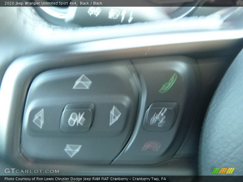 Black / Black 2020 Jeep Wrangler Unlimited Sport 4x4