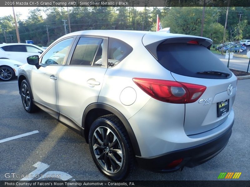 Sonic Silver Metallic / Black 2016 Mazda CX-5 Grand Touring AWD