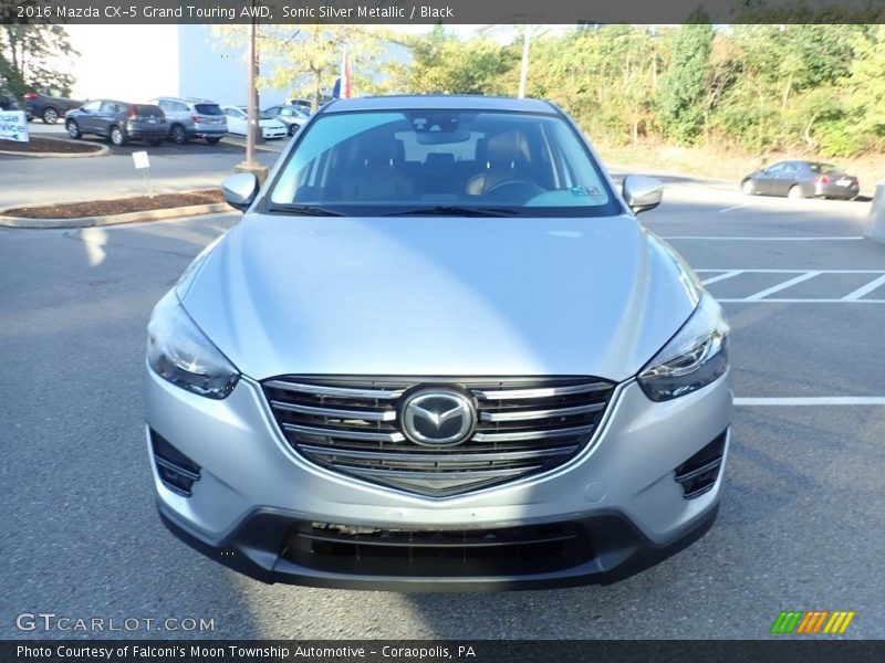 Sonic Silver Metallic / Black 2016 Mazda CX-5 Grand Touring AWD