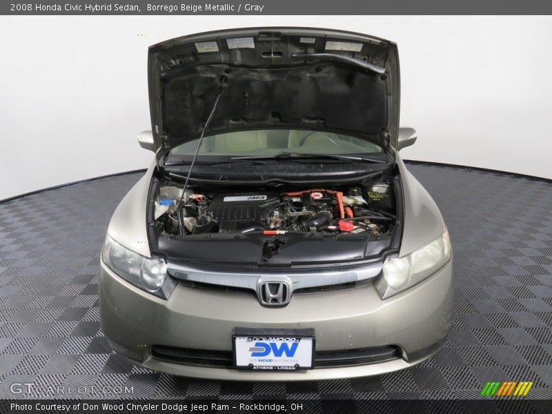 Borrego Beige Metallic / Gray 2008 Honda Civic Hybrid Sedan