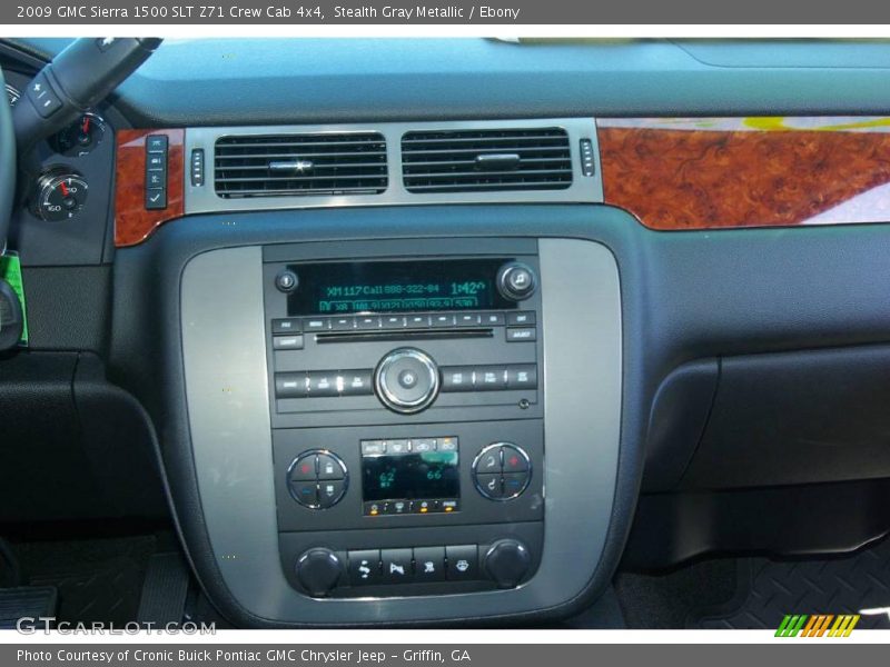 Stealth Gray Metallic / Ebony 2009 GMC Sierra 1500 SLT Z71 Crew Cab 4x4