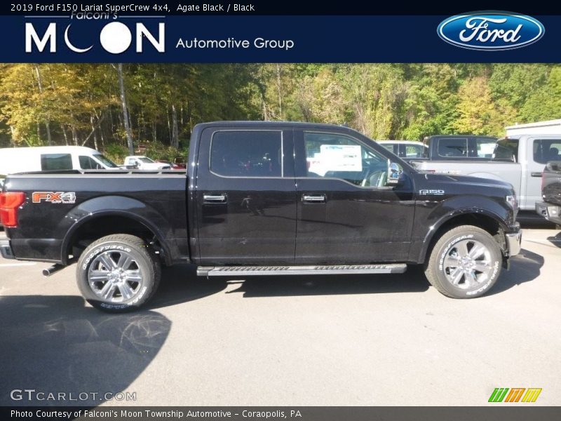 Agate Black / Black 2019 Ford F150 Lariat SuperCrew 4x4