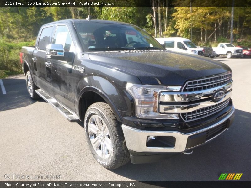 Agate Black / Black 2019 Ford F150 Lariat SuperCrew 4x4