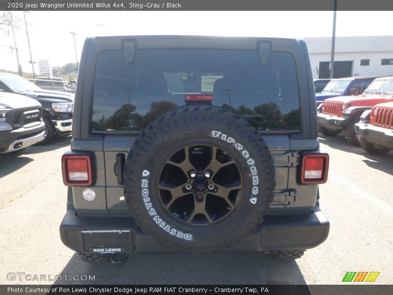 Sting-Gray / Black 2020 Jeep Wrangler Unlimited Willys 4x4