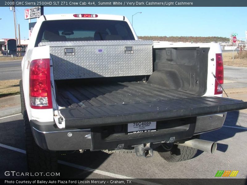 Summit White / Very Dark Cashmere/Light Cashmere 2008 GMC Sierra 2500HD SLT Z71 Crew Cab 4x4