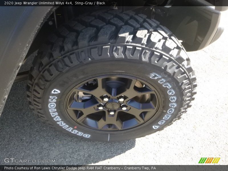 Sting-Gray / Black 2020 Jeep Wrangler Unlimited Willys 4x4