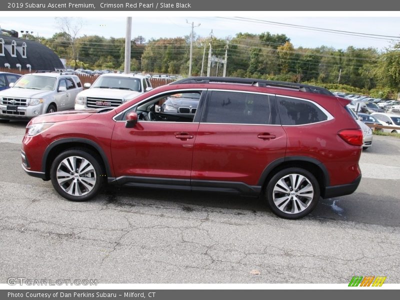 Crimson Red Pearl / Slate Black 2019 Subaru Ascent Premium