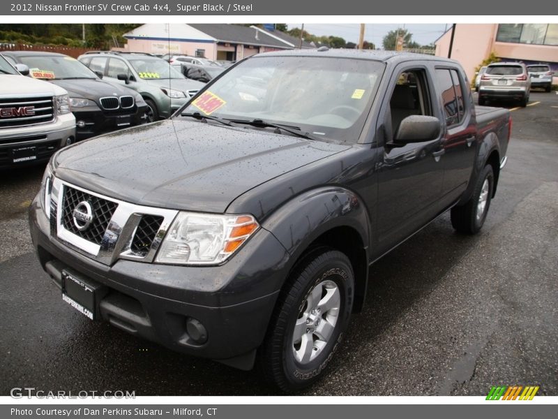 Super Black / Steel 2012 Nissan Frontier SV Crew Cab 4x4